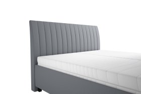 Dvoulůžko Lilibet v rozměru 160x200 cm, v potahu Trinity 14, detail čela