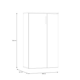 Botník But, bílý a dub artisan, rozměry