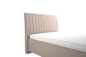 Jednolůžko Lilibet v rozměru 140x200 cm, v potahu Trinity 2, detail čela