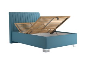 Jednolůžko Lilibet v rozměru 140x200 cm, v potahu Trinity 13 Azur, polohování