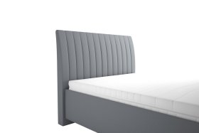 Jednolůžko Lilibet v rozměru 140x200 cm, v potahu Trinity 14, detail čela