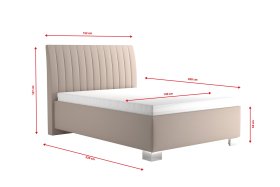 Jednolůžko Lilibet v rozměru 140x200 cm, v potahu Trinity 2, rozměry