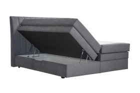 Boxspring Jira v rozměru 160x200, v potahu Matrix 17, úložný prostor