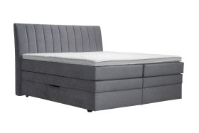 Boxspring Jira v rozměru 160x200, v potahu Matrix 17, s topperem