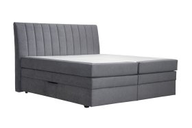 Boxspring Jira v rozměru 160x200, v potahu Matrix 17, bez topperu