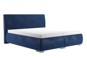 Dvoulůžko Idaho v rozměru 180x200 cm, v potahu Tiffany 11 Blue, s matracemi