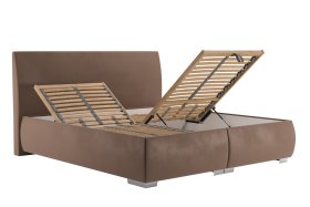 Dvoulůžko Idaho v rozměru 180x200 cm, v potahu Tiffany 29 Taupe, polohování