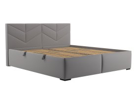 Dvoulůžko Kessy v rozměru 180x200 cm, v potahu Tiffany 16 grey, bez matrací