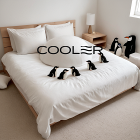Chladivý matracový chránič Cooler 90x200x20 cm, bílý