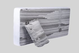 Chránič matrace Graphene 90x200x30 cm, šedo-bílý