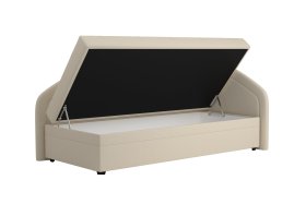 Válenda Rodrigo do pravého rohu v rozměru 90x200 cm, v potahu Savoy 22 Beige, úložný prostor