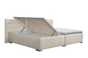 Postel Family Bed v rozměru 280x220 cm, v potahu Matrix 2, úložný prostor
