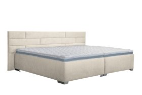 Postel Family Bed v rozměru 280x220 cm, v potahu Matrix 2, s matracemi