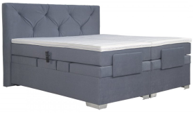 Boxspring Florence v rozměru 180x200 cm, v potahu Antony 74-88, s topperem 