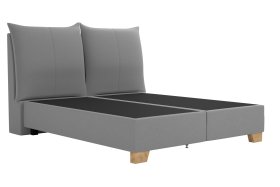 Boxspring Brisa v rozměru 180x200 cm, v potahu Floyd Dark Grey, bez matrací