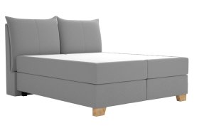 Boxspring Brisa v rozměru 180x200 cm, v potahu Floyd Dark Grey, bez topperu