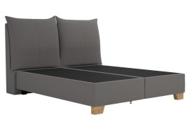 Boxspring Brisa v rozměru 180x200 cm, v potahu Trend 15 Grey, bez matrací