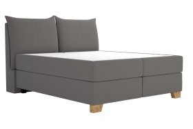 Boxspring Brisa v rozměru 180x200 cm, v potahu Trend 15 Grey, bez topperu