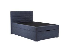 Boxspring Adria v rozměru 140x200 cm, v potahu Enjoy 22 Antrhracite, bez topperu