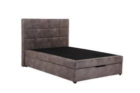 Boxspring Franco v rozměru 140x200 cm, v látce Tobago 16 Silver, bez matrace