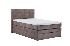 Boxspring Franco v rozměru 140x200 cm, v látce Tobago 16 Silver
