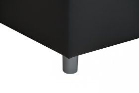 Dvoulůžko Largo v rozměru 180x200 cm, v potahu Loft Grey, detail nohy