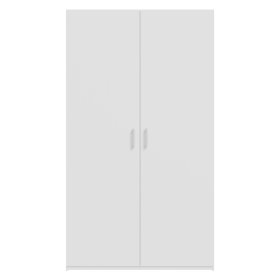Šatní skříň Nook 120x211x42 cm, bílá