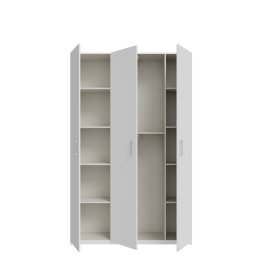 Šatní skříň Nook 134x211x42 cm, bílá