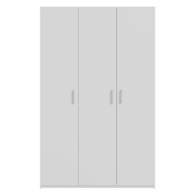 Šatní skříň Nook 134x211x42 cm, bílá