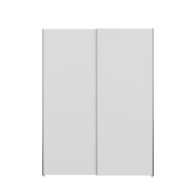 Šatní skříň Nook s posuvnými dveřmi 151x210x40 cm, bílá