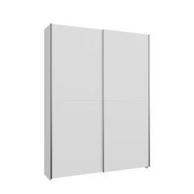 Šatní skříň Nook s posuvnými dveřmi 151x210x40 cm, bílá