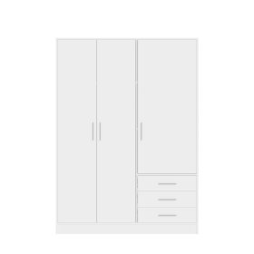 Šatní skříň Jupiter se šuplíky 145x200x60 cm, bílá