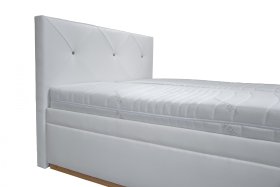 Dvoulůžko Dalia v rozměru 180x200 cm, v potahu Loft 1, detail čela 