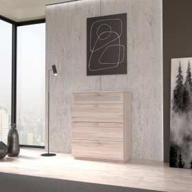 Komoda Nexsus se šuplíky 80x99x40 cm, bělený dub