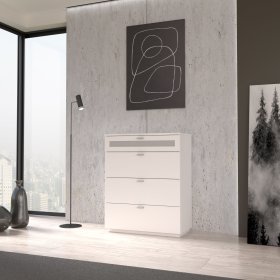 Komoda Nexsus se šuplíky 80x99x40 cm, bílá