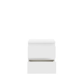 Noční stolek Edmore se šuplíky 42x50x33 cm, bílá