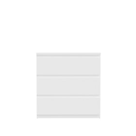 Komoda Edmore se šuplíky 73x80x43 cm, bílá
