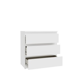 Komoda Edmore se šuplíky 73x80x43 cm, bílá