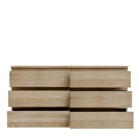 Komoda Edmore se šuplíky 154x80x43 cm, dub sonoma