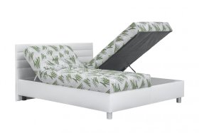 Dvoulůžko Spa v rozměru 180x200 cm, v potahu Loft 1 a Farad 45, ukázka polohování 