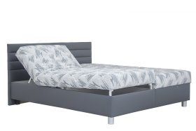 Dvoulůžko Spa v rozměru 180x200 cm, v potahu Loft Grey a Farad 11, ukázka polohování 