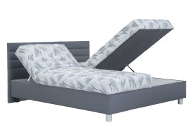 Dvoulůžko Spa v rozměru 180x200 cm, v potahu Loft Grey a Farad 11, ukázka polohování 