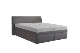 Dvoulůžko Merkur v rozměru 180x200 cm, v potahu Prima 13 Grey
