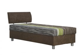 Jednolůžko Craness, v rozměru 90x200, v látce Molisoft 45 / Ciser 05
