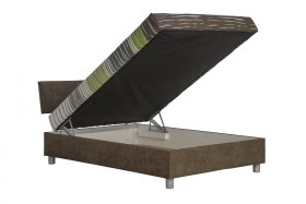 Jednolůžko Craness, v rozměru 140x200, ukázka úložného prostoru