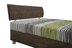 Jednolůžko Craness, v rozměru 140x200, detail čela