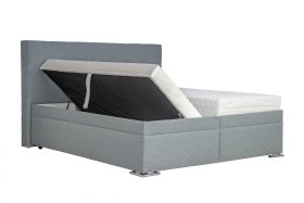 Boxspring Samba v rozměru 180x200 cm, v potahu Gusto 72, ukázka úložného prostoru