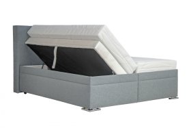 Boxspring Samba v rozměru 180x200 cm, v potahu Gusto 72, ukázka úložného prostoru