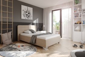 Jednolůžko Sendy v rozměru 120x200 cm, v potahu Milano 9110, interiér