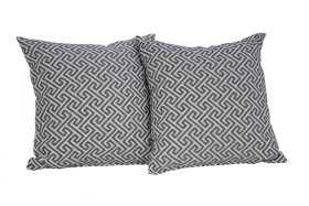 Polštáře 2 kusy v látce Nero grey